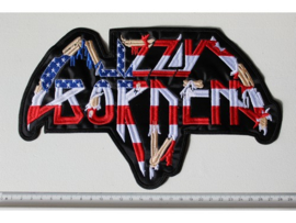 LIZZY BORDEN - US FLAG NAME LOGO