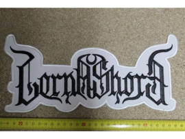 LORNA SHORE - WHITE/BLACK NAME LOGO