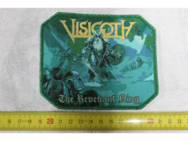 VISIGOTH - THE REVENANT KING ( GREEN GLITTER BORDER ) WOVEN