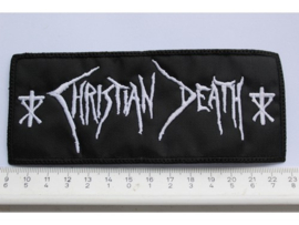 CHRISTIAN DEATH - WHITE NAME LOGO
