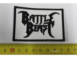 BATTLE BEAST - WHITE/BLACK NAME LOGO