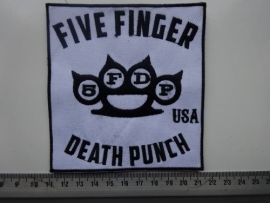 FIVE FINGER DEATH PUNCH - BLACK/WHITE LOGO