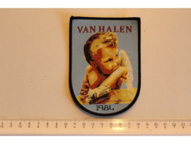 VAN HALEN - 1984 ( BLACK BORDER ) WOVEN