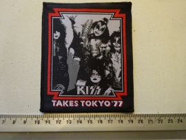 KISS - TAKES TOKYO '77 ( BLACK BORDER ) WOVEN