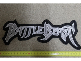 BATTLE BEAST - WHITE/GREY NAME LOGO