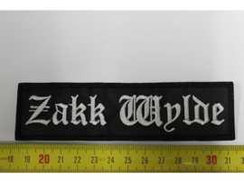 ZAKK WYLDE ( BLACK LABEL SOCIETY ) - WHITE NAME LOGO