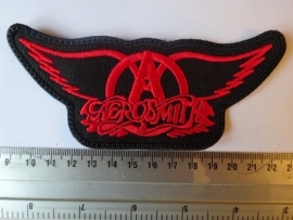 AEROSMITH - RED LOGO + RED WINGS