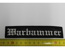 WARHAMMER - WHITE NAME LOGO