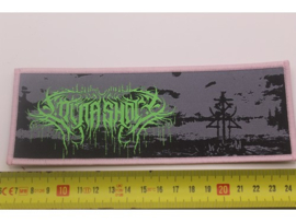 LORNA SHORE - IMMORTAL ( PINK BORDER ) WOVEN STRIPE