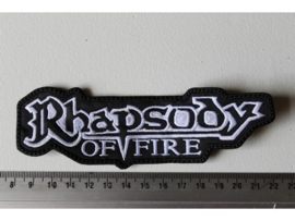 RHAPSODY OF FIRE - WHITE NAME LOGO