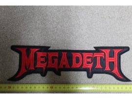 MEGADETH - RED NAME LOGO