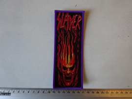 SLAYER - FLAMED HEAD ( WOVEN )
