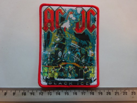 AC/DC - BLACK ICE ( RED BORDER ) WOVEN