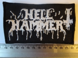 HELLHAMMER - WHITE LOGO