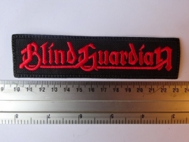BLIND GUARDIAN - RED LOGO ( UNCUT BLACK BORDER )