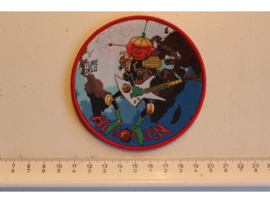 HELLOWEEN - FUTURE WORLD ( RED BORDER ) WOVEN