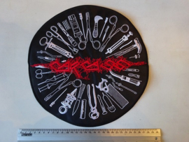 CARCASS - SURGICAL STEEL ( RED NAME LOGO CIRCLED )