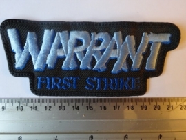 WARRANT - FIRST STRIKE