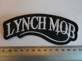 LYNCH MOB - WHITE NAME LOGO