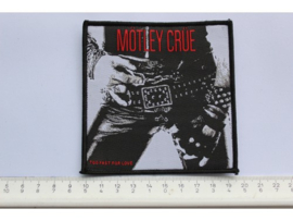 MOTLEY CRUE - TOO FAST FOR LOVE ( BLACK BORDER ) WOVEN