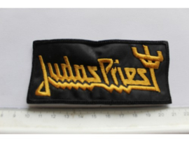 JUDAS PRIEST - GOLD NAME LOGO ( NON SHAPED )