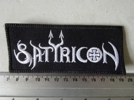SATYRICON - WHITE LOGO