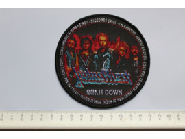 JUDAS PRIEST - RAM IT DOWN ( BLACK BORDER ) WOVEN