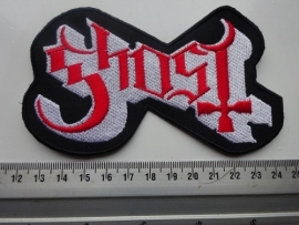 GHOST - RED/WHITE LOGO