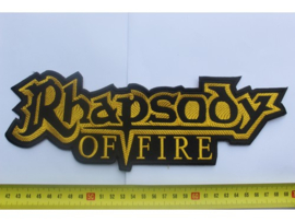 RHAPSODY OF FIRE - GOLD NAME LOGO