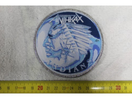 ANTHRAX - INDIANS ( SILVER BORDER ) WOVEN