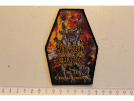 MALEVOLENT CREATION - THE TEN COMMANDMENTS ( BLACK BORDER ) WOVEN