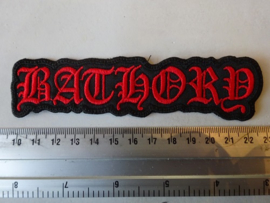 BATHORY - RED SHAPED LOGO