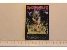 IRON MAIDEN - NO PRAYER FOR THE DYING ( BLUE BORDER ) WOVEN