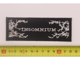 INSOMNIUM - WHITE NAME LOGO ( NON SHAPED )