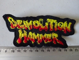 DEMOLITION HAMMER - YELLOW/RED NAME LOGO
