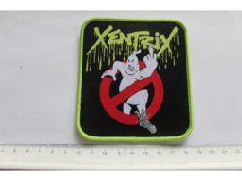 XENTRIX - FUCK THE GHOST BUSTERS ( GREEN BORDER ) WOVEN
