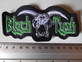 BLACK TUSK - GREEN NAME LOGO + BULL