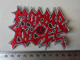 MORBID ANGEL - RED/WHITE NAME LOGO