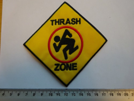 D.R.I. - THRASH ZONE ( DIAMOND SHAPED )