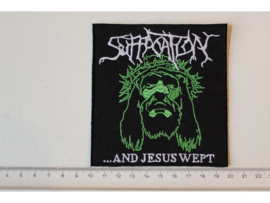 SUFFOCATION - ...AND JESUS WEPT ( GREEN/WHITE  )