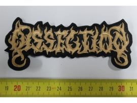 DISSECTION - BEIGE NAME LOGO ( DIFFERENT )