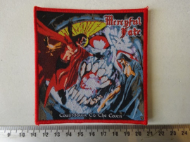 MERCYFUL FATE - COUNTDOWN TO THE COVEN ( RED BORDER ) WOVEN