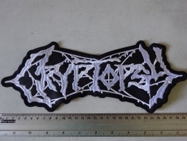 CRYPTOPSY - WHIE NAME LOGO