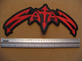 SATAN - RED/WHITE LOGO