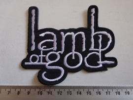 LAMB OF GOD - SHAPED NAME LOGO