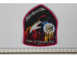 HELLOWEEN - KEEPER OF THE SEVEN KEYS I ( PINK BORDER ) WOVEN