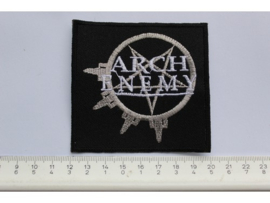 ARCH ENEMY - WHITE/GREY NAME LOGO