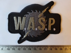 W.A.S.P. - GREY LOGO + SAWBLADE ( SHAPED )