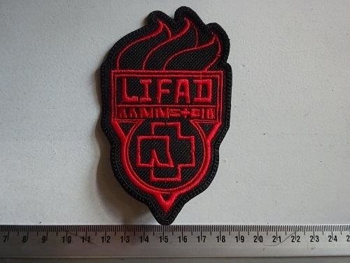 RAMMSTEIN - LIFAD RED, Patches