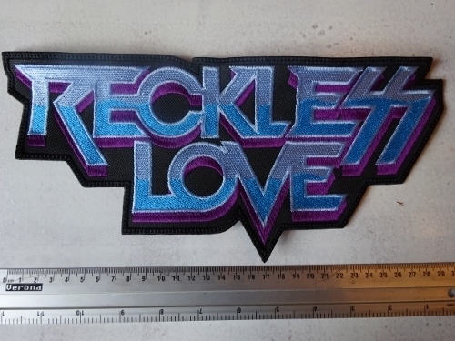 RECKLESS LOVE - BLUE/PURPLE LOGO | Backpatches | Riffs Merchandise